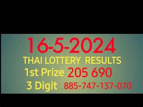 www bangkok weekly lottery result|Thai lottery 02 May 2024 .